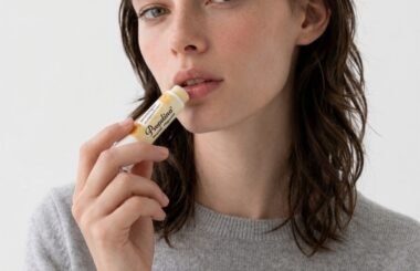 Frau mit Propolino Lippenstift